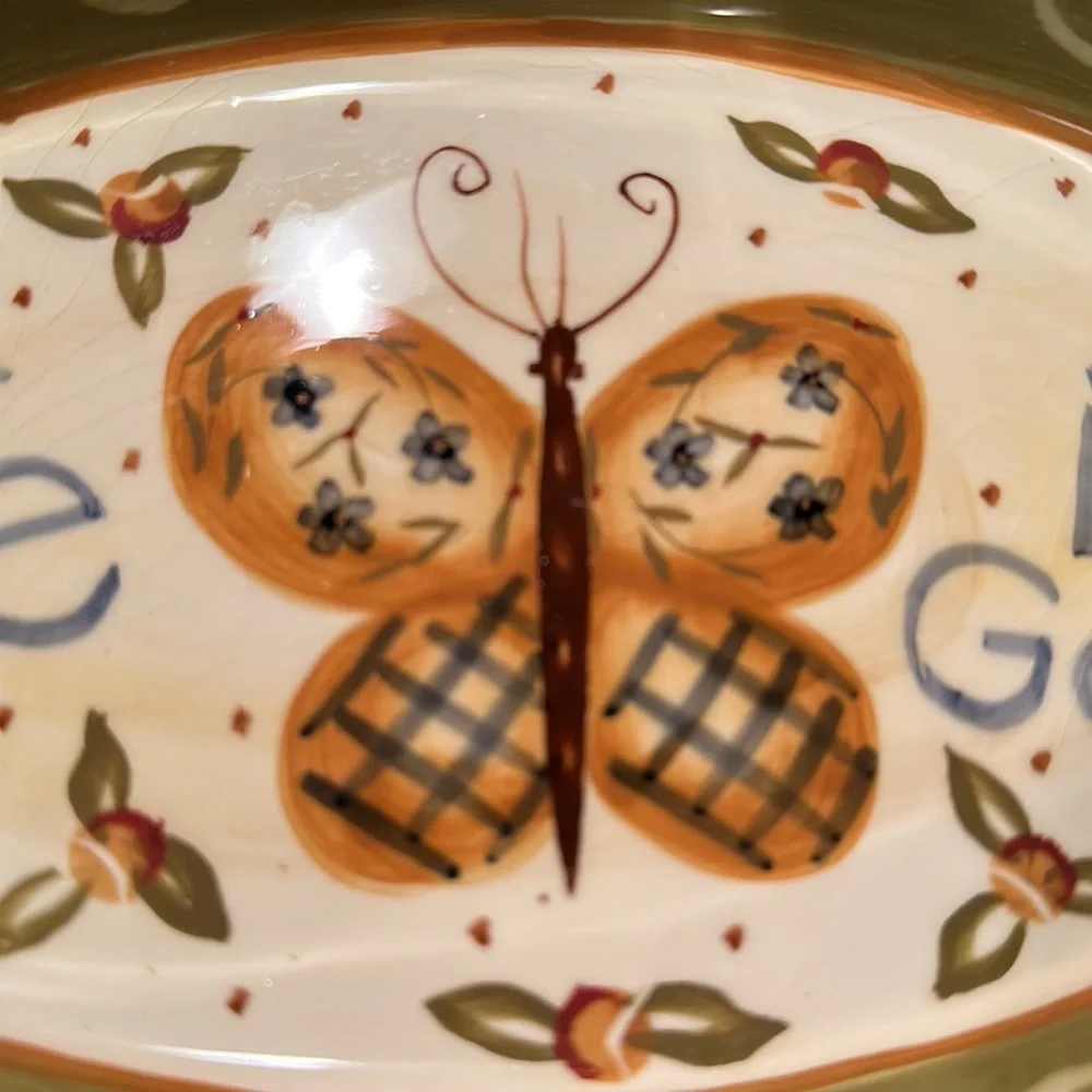 Oval dish